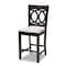 Baxton Studio Lenoir Gray Upholstered Espresso Finished 5-Piece Wood Pub Set 157-9594-9776 - alternate 2